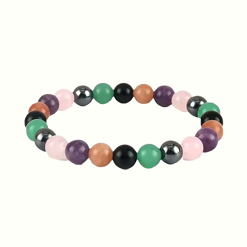 Handcrafted Mixed Gemstone Beaded Bracelet - Image 5