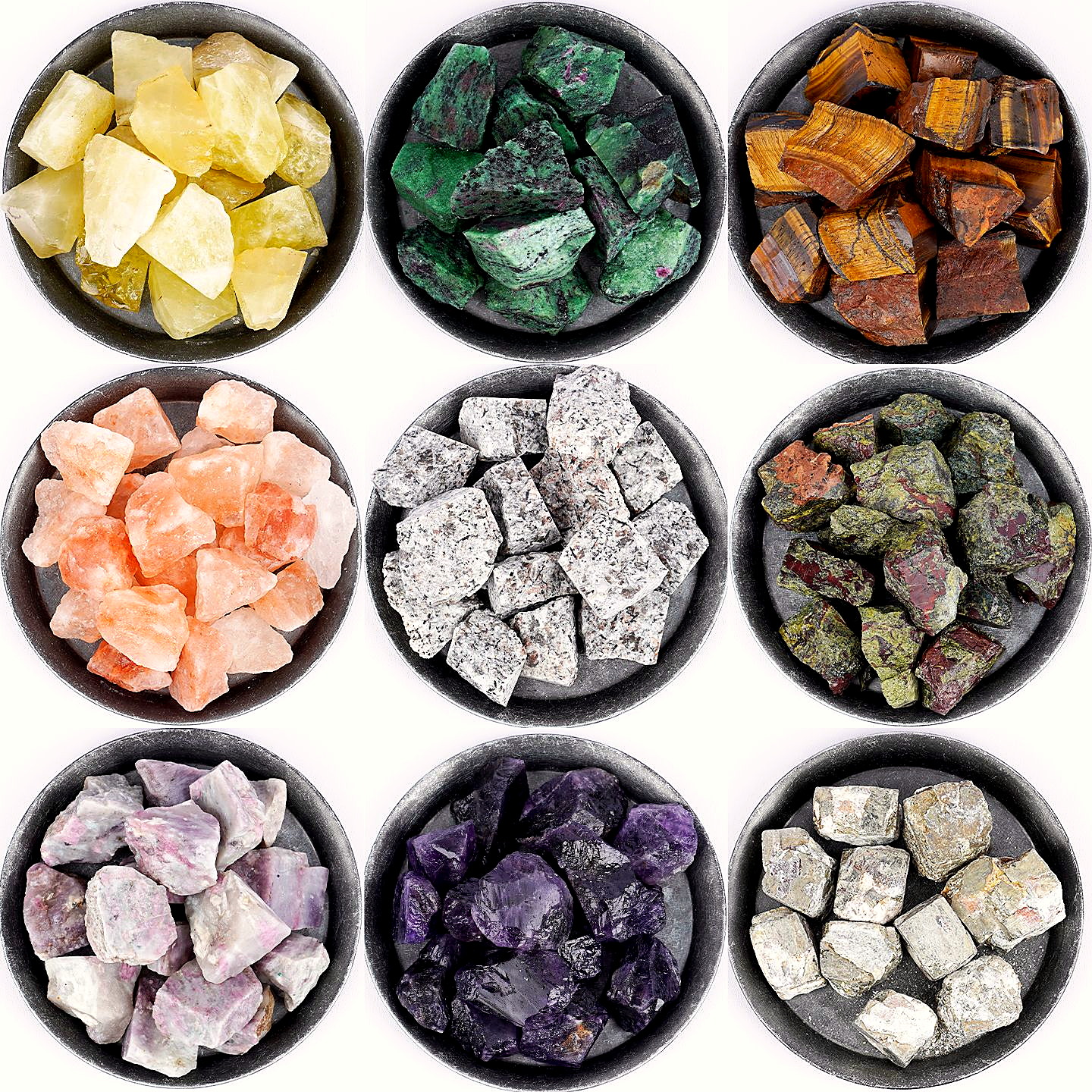 Raw Crystal Aroma Diffuser Stones for Essential Oil Aromatherapy (100g)